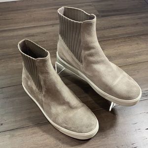 VINCE. Ilona Suede High-Top Sneakers Mauve sz 8